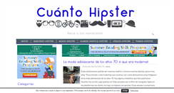 Desktop Screenshot of cuantohipster.com